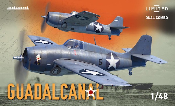 Guadalcanal F4F-4 Wildcat early/late combo  (2 kits included)  11170
