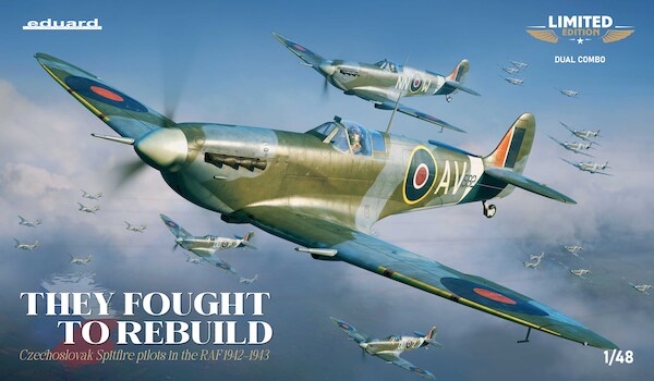 They Fought to rebuild, Czechoslovak Spitfire Pilots in the RAF 1942-1943 (Spitfire MKVb) 2 kits included  11180