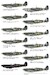 They Fought to rebuild, Czechoslovak Spitfire Pilots in the RAF 1942-1943 (Spitfire MKVb) 2 kits included  11180