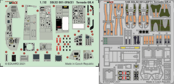 SPACE 3D Detailset Tornado GR4 (Italeri) 3DL32001