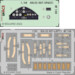 SPACE 3D Detailset Messerschmitt Bf108 Instrument Panel and seatbelts (Eduard) 3DL32007