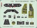 SPACE 3D Detailset TBD1 Devastator Instrument Panels and seatbelts (Trumpeter) 3DL32020