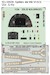 SPACE 3D  Detailset Supermarine Spitfire MKVIII Instrument Panel and seatbelts (Airfix) 3DL32028