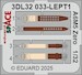 SPACE 3D  Detailset Mitsubishi A6M5 Zero Instrument Panel and seatbelts (Tamiya)  3DL32033