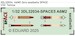 SPACE 3D Detailset Mitsubishi A6M5 Zero seatbelts (Tamiya) 3DL32034