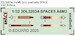 SPACE 3D  Detailset Mitsubishi A6M5 Zero seatbelts (Tamiya) 3DL32034