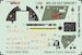 SPACE 3D Detailset Sea Hurricane MkIIc seatbelts and instrument panels (Revell) 3DL32037