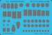 SPACE 3D Detailset Heinkel He111P-1 surface panels (Revell) 3DL32053