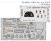 SPACE 3D Detailset Spitfire MKI Early (Eduard) 3DL48005