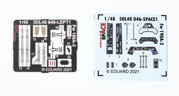 SPACE 3D Detailset Focke Wulf FW190A-3 (Eduard)  3DL48046