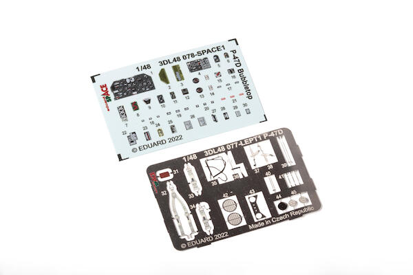 SPACE 3D Detailset P47D Thunderbolt Bubbletop (Tamiya) 3DL48078