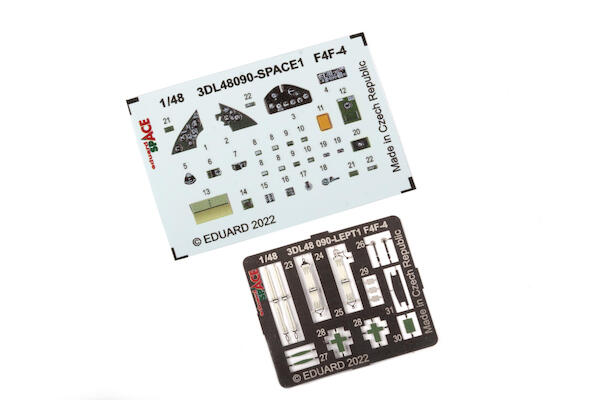 SPACE 3D Detailset F4F-4 Wildcat (Eduard) 3DL48090