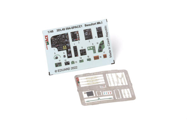 SPACE 3D Detailset Bristol BVeaufort Mk1 (ICM)  3DL48094