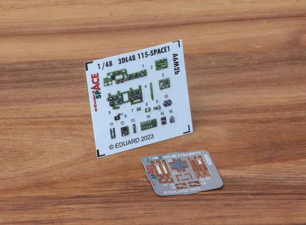 SPACE 3D Detailset Mitsubishi A6M2 Zero (Eduard) 3DL48115