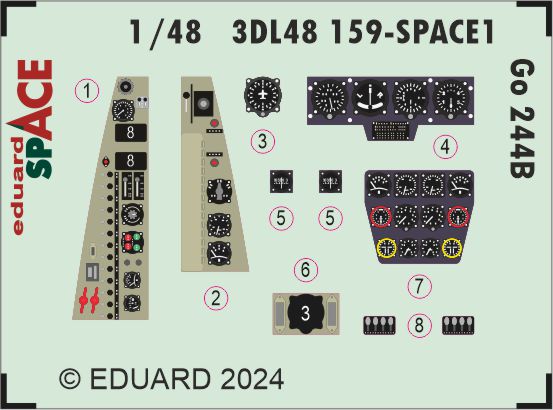 SPACE 3D Gotha Go244B (ICM)  3DL48149