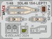 SPACE 3D Detailset Republic P47D-25 Thunderbolt Instrument panel and Seatbelts (Mini Art) 3DL48154