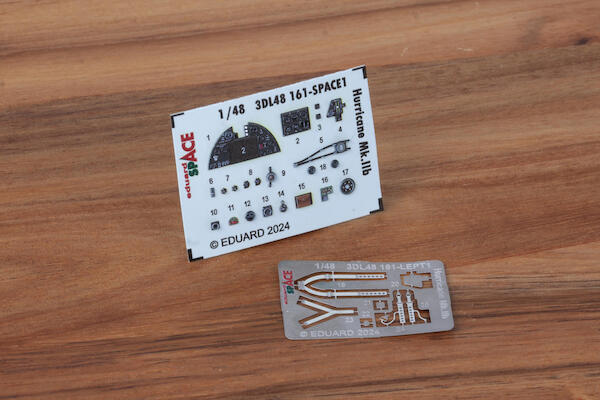 SPACE 3D Detailset Hawker Hurricane MKIIb Instrument panel and Seatbelts (Arma Hobby) 3DL48161