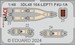 SPACE 3D Detailset Vought F4U-1A Corsair Instrument panel and Seatbelts (Magic Factory) 3DL48164