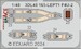 SPACE 3D Detailset Vought F4U-2 Corsair Instrument panel and Seatbelts  (Magic Factory) 3DL48165