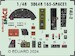 SPACE 3D Detailset Vought F4U-2 Corsair Instrument panel and Seatbelts (Magic Factory) 3DL48165