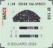 SPACE 3D Detailset Messerschmitt BF108 Instrument panel and Seatbelts (Eduard) 3DL48166