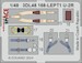 SPACE 3D Detailset Lockheed U2R Dragon Instrument panel and Seatbelts  (Hobby Boss)  3DL48168