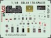 SPACE 3D Detailset Republic P47D-30 Thunderbolt Instrument panel and Seatbelts (MiniArt) 3DL48170