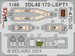 SPACE 3D Detailset Republic P47D-30 Thunderbolt Instrument panel and Seatbelts (MiniArt) 3DL48170