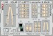 SPACE 3D Detailset Avro Lancaster B. MkIII Dambuster Instrument panel and Seatbelts (Hong Kong Models) 3DL48171