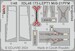 SPACE 3D Detailset Mikoyan MiG21PFM Fishbed -Turquoise- Instrument panel and Seatbelts (Hong Kong Models) 3DL48173