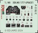 SPACE 3D DetailsetNorth-American P-51B/P-51C Instrument panel and Seatbelts  (Eduard) 3DL48177