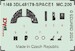 SPACE 3D Detailset Macchi MC.200 Saetta Instrument panel and Seatbelts  (Italeri) 3DL48179