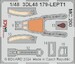 SPACE 3D Detailset Macchi MC.200 Saetta Instrument panel and Seatbelts (Italeri) 3DL48179