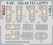 SPACE 3D Detailset TBD-1 Devastator Instrument panel and Seatbelts  (Hobby Boss)  3DL48181