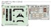 SPACE 3D Detailset Focke Wulf FW190A-2 Devastator Instrument panel and Seatbelts  (Eduard) 3DL48182