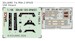 SPACE 3D Detailset Focke Wulf FW190A-2 Devastator Instrument panel and Seatbelts (Eduard) 3DL48182