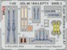 SPACE 3D Detailset SMB-2 Super Mystere Israeli AF Instrument panel and Seatbelts  (Special Hobby)ICM) 3DL48184