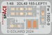 SPACE 3D Detailset Focke Wulf FW190D-9 Instrument panel and Seatbelts  (Eduard 1048)  3DL48185