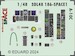 SPACE 3D Detailset Fairchild A10C Thunderbolt Instrument panel and Seatbelts (Great Wall Hobby) 3DL48186