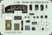 SPACE 3D Detailset Boeing B17F Flying Fortress  Instrument panel and Seatbelts  (Hong Kong Model, Eduard) 3DL48187