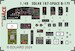 SPACE 3D Detailset Boeing B17F Flying Fortress Instrument panel and Seatbelts (Hong Kong Model, Eduard) 3DL48187