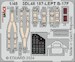 SPACE 3D Detailset Boeing B17F Flying Fortress Instrument panel and Seatbelts (Hong Kong Model, Eduard) 3DL48187