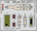 SPACE 3D Detailset Boeing B17F Flying Fortress Radio Compartiment Instrument panels and Seatbelts (Hong Kong Model, Eduard) 3DL48188