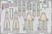 SPACE 3D Detailset Fairey Fulmar MkII Instrument panel and Seatbelts (Trumpeter) 3DL48190
