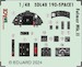 SPACE 3D Detailset Fairey Fulmar MkII  Instrument panel and Seatbelts  (Trumpeter) 3DL48190
