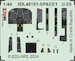 SPACE 3D Detailset Lockheed U2S Instrument panel and Seatbelts  (Hobby Boss) 3DL48191