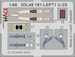 SPACE 3D Detailset Lockheed U2S Instrument panel and Seatbelts  (Hobby Boss)  3DL48191