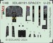 SPACE 3D Detailset Lockheed U2S Instrument panel and Seatbelts (Hobby Boss) 3DL48191