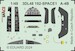 SPACE 3D Detailset Douglas A4B Skyhawk Instrument panel and Seatbelts (Hobby 2000/ Hasegawa) 3DL48192