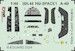 SPACE 3D Detailset Douglas A4B Skyhawk Instrument panel and Seatbelts  (Hobby 2000/ Hasegawa) 3DL48192